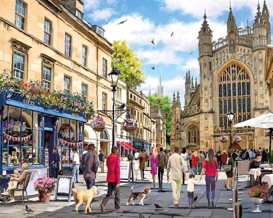 Bath - eine Stadt in England Online-Puzzle