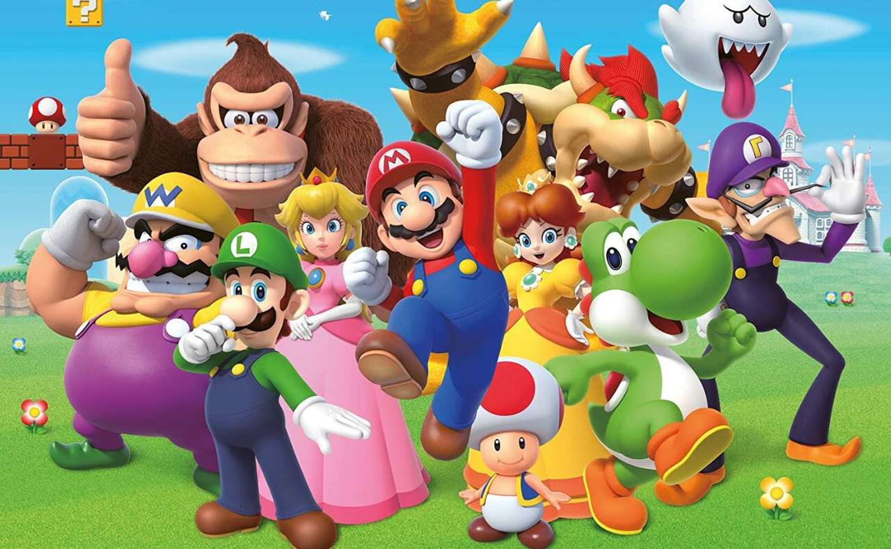 Mario division pussel på nätet