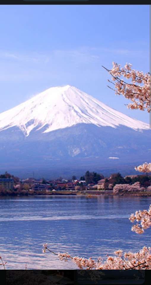 Гора фудзи, япония пазл онлайн