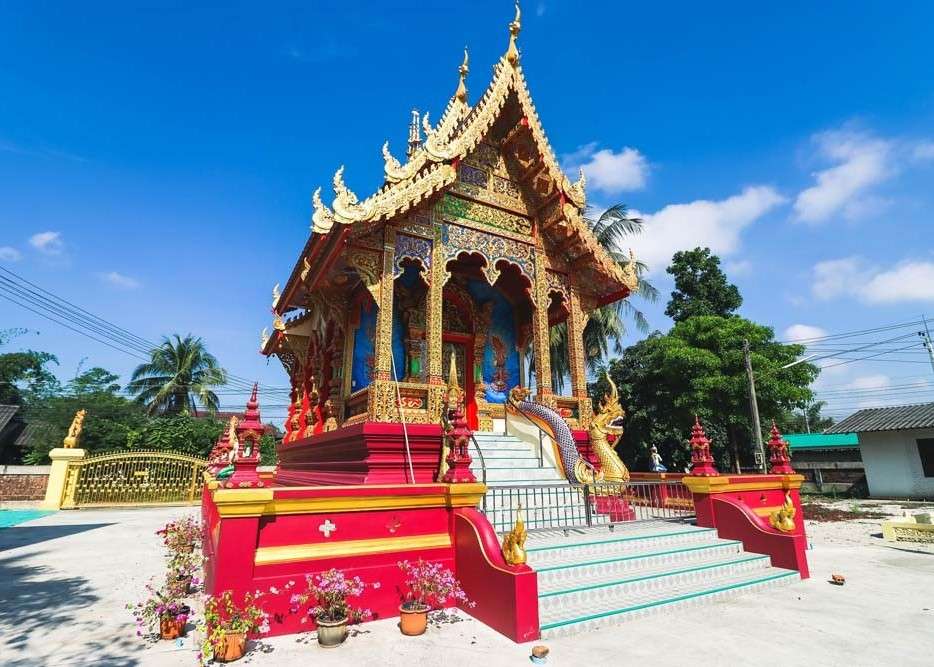 Templo na Ásia quebra-cabeças online