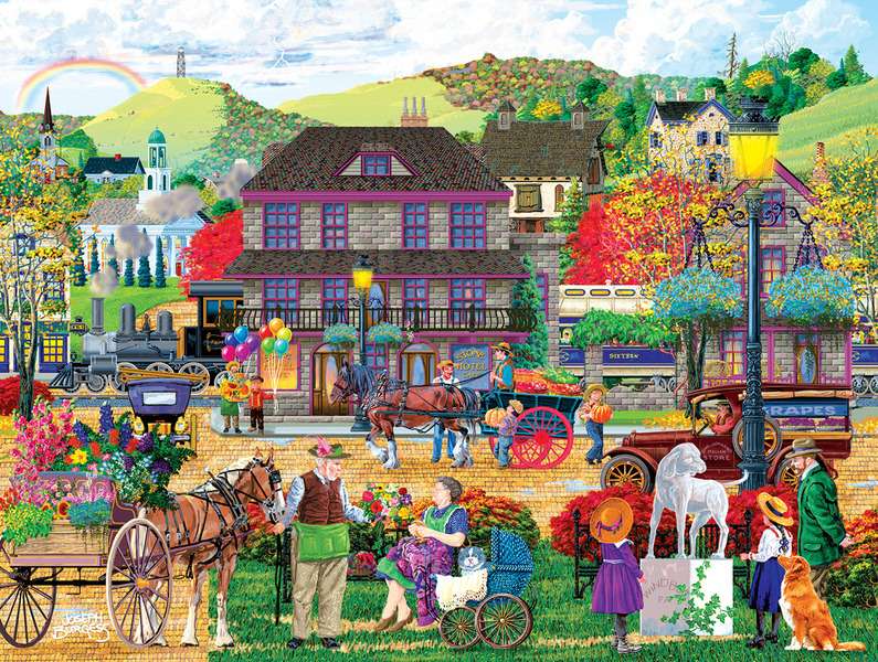 albergo del villaggio puzzle online