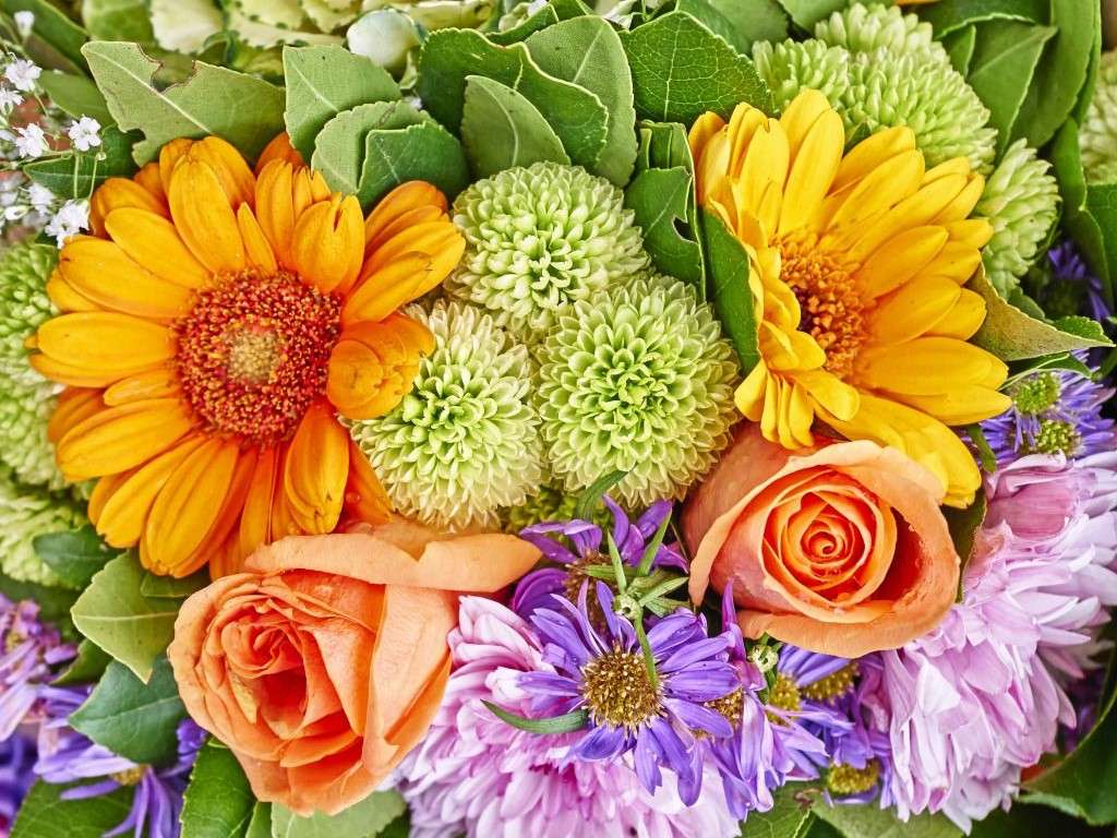 Bouquet of flowers jigsaw puzzle online