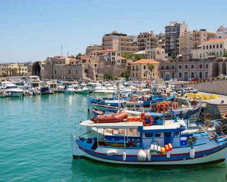 Kreta - eine griechische Insel im Mittelmeer. Puzzlespiel online