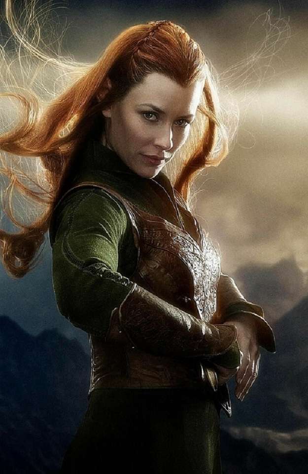 guerrero elfo tauriel rompecabezas en línea