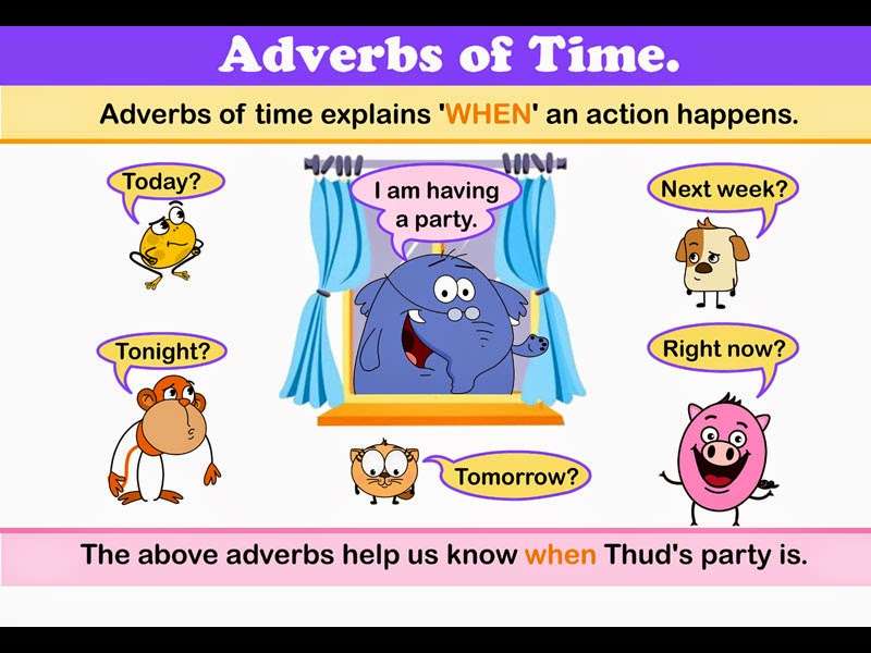 Adverbien der Zeit Puzzlespiel online