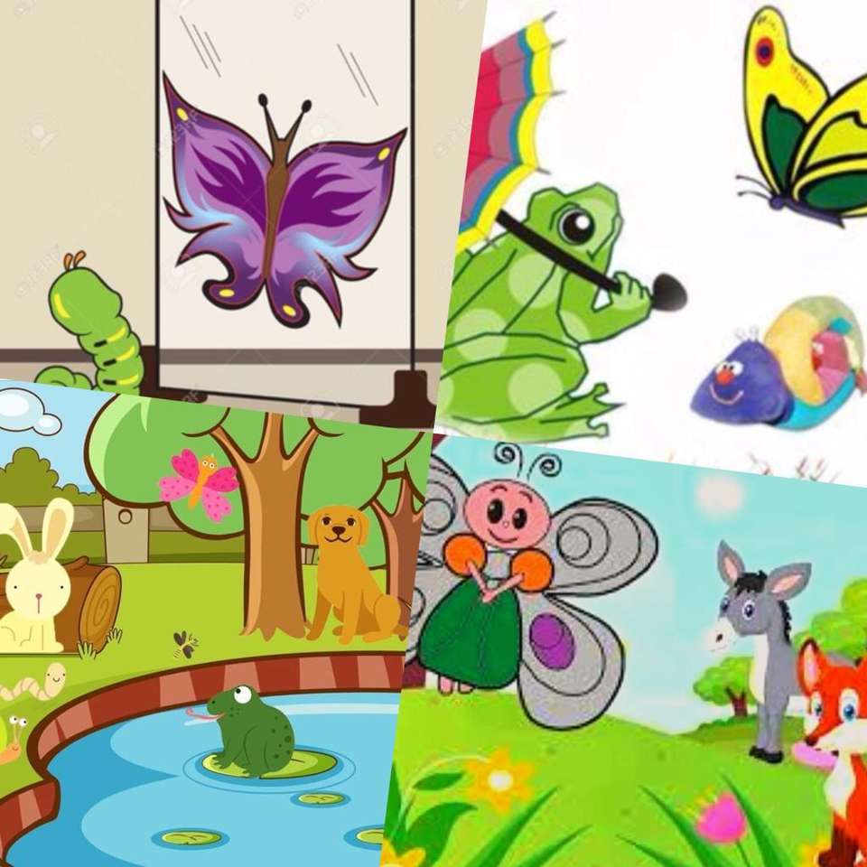 der liegende Schmetterling Puzzlespiel online
