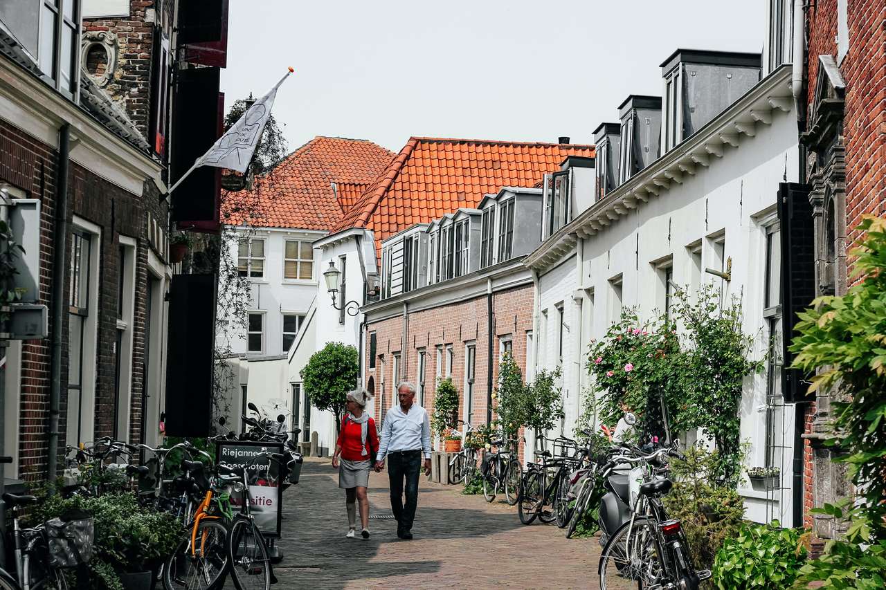 Historisch stadscentrum van Amersfoort, Nederland legpuzzel online