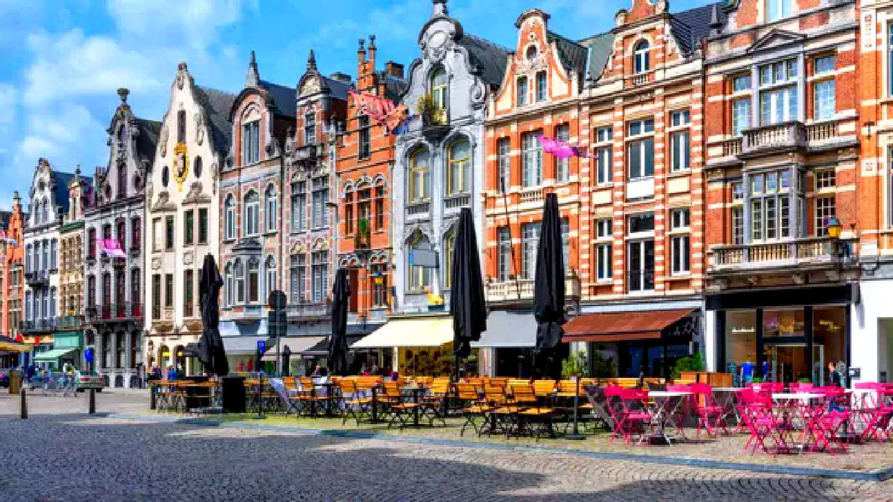 Belgium-Mechelen-Grote markt online puzzel