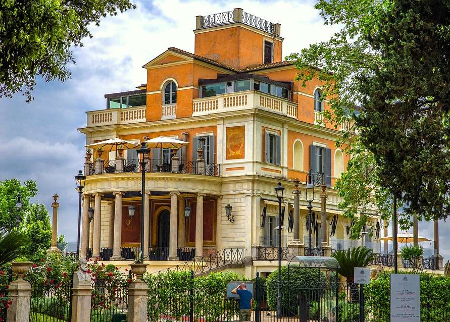 Magnífica villa em Roma puzzle online