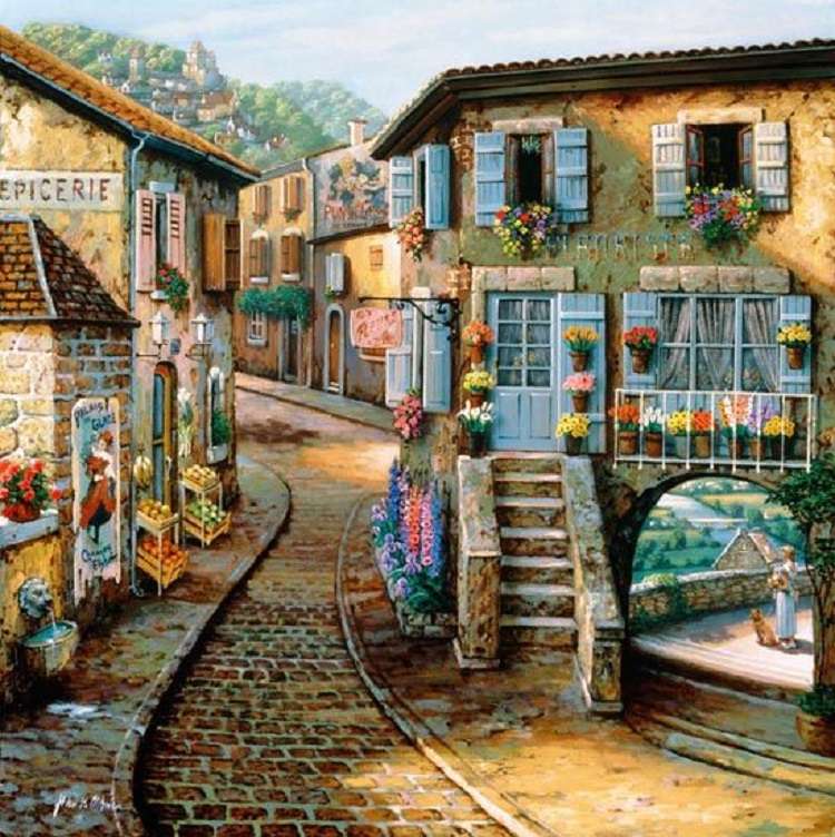 Uma vila francesa puzzle online
