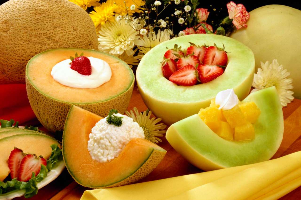 Σνακ με φρούτα, νόστιμο :) online παζλ