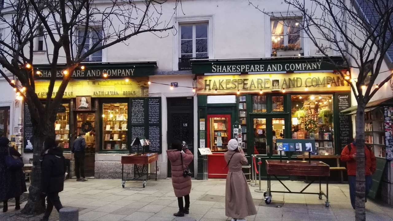 Книжарница Shakespeare & Company, Париж онлайн пъзел