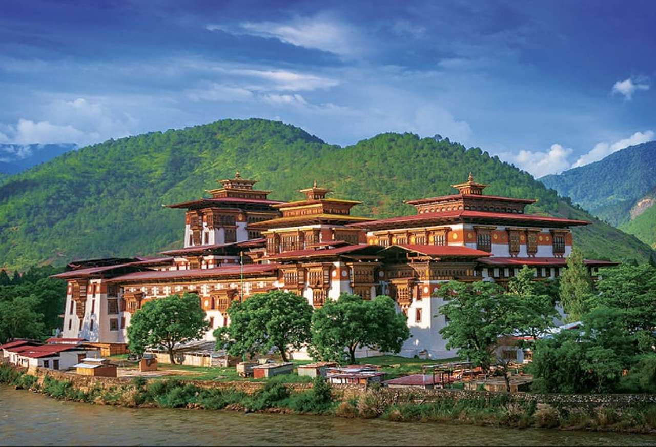Бумтанг-дзонги - буддійські монастирі та фортеці пазл онлайн