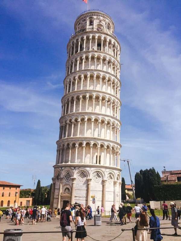 Наклонена кула в Пиза онлайн пъзел