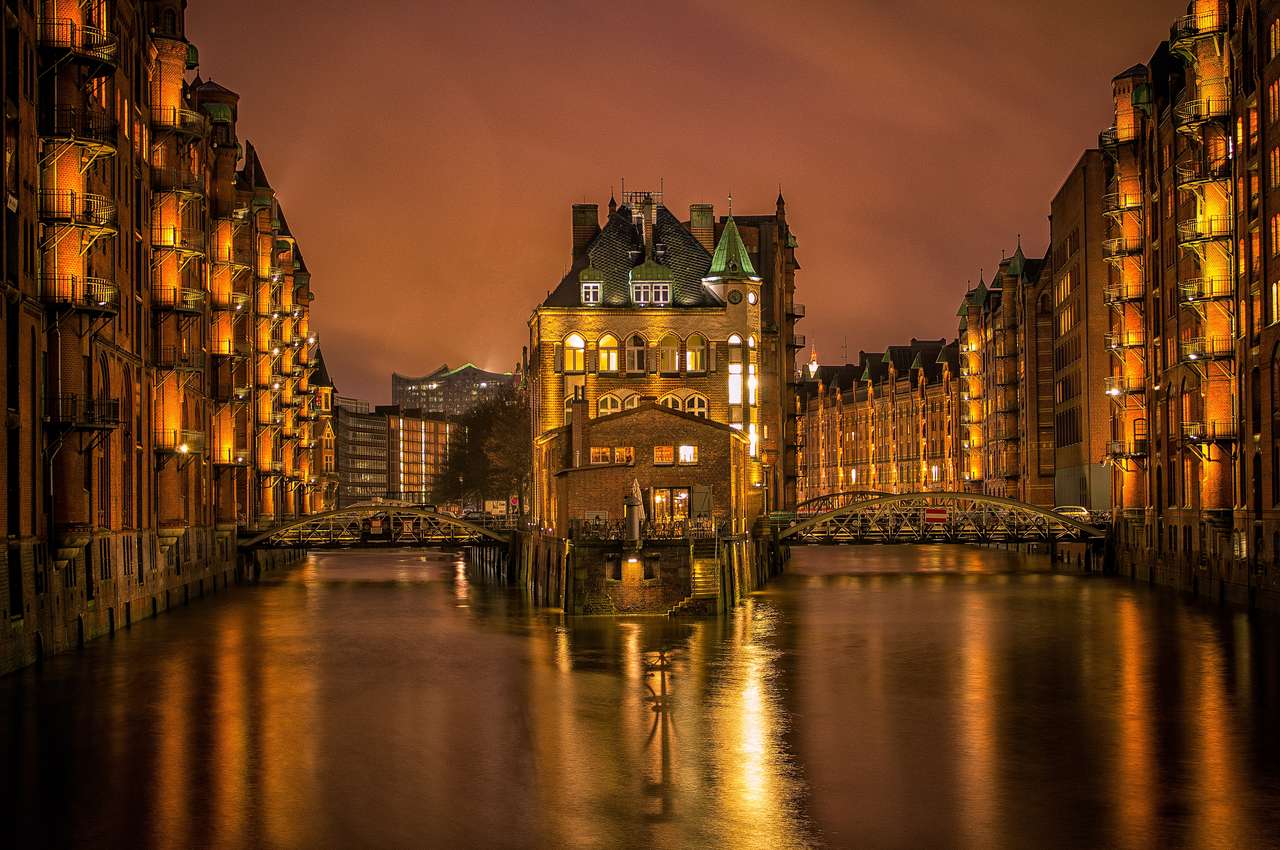 Poggenmuhle, Hamburg, Tyskland pussel på nätet