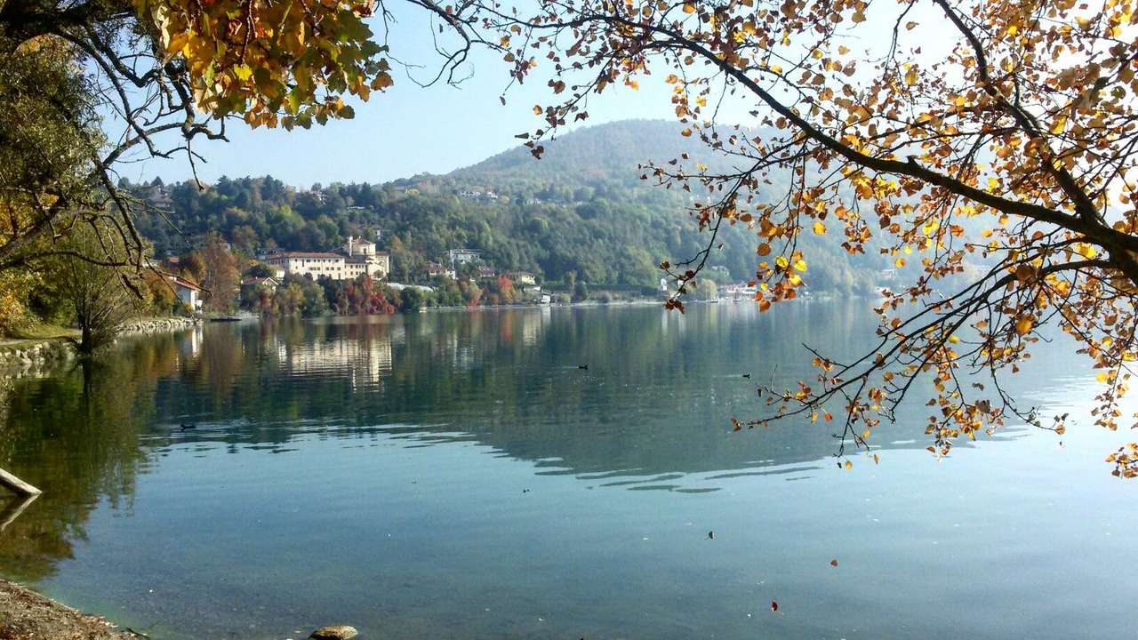 Eslovênia, Paisagem, Lago, Céu puzzle online