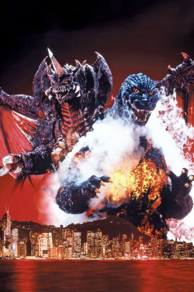 Godzilla contre godzilla de l'espace puzzle en ligne