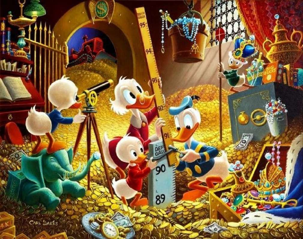 De familie van Donald Duck online puzzel