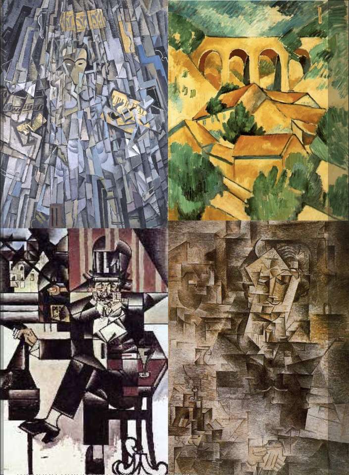 kubistische kunstgeschiedenis online puzzel