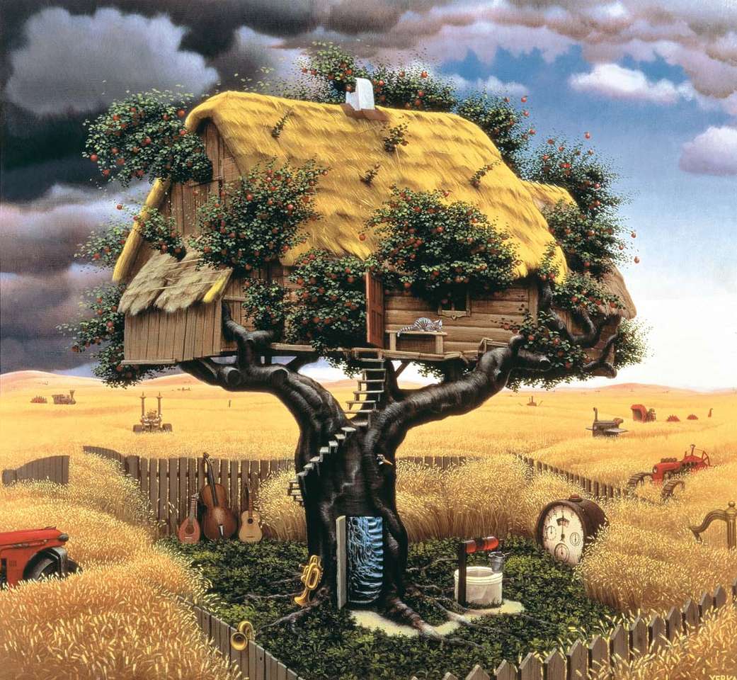Harvest amok. Image online puzzle