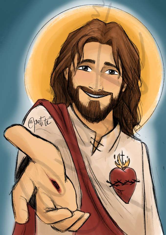 Jesús te da la mano rompecabezas en línea