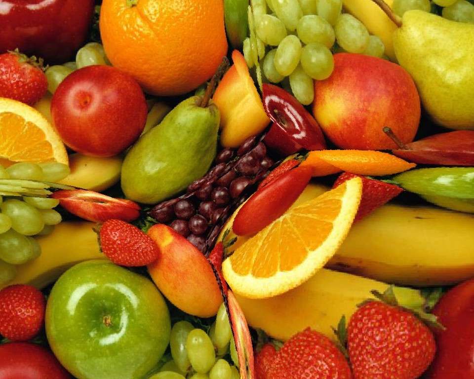 Vitamines dans les fruits puzzle en ligne