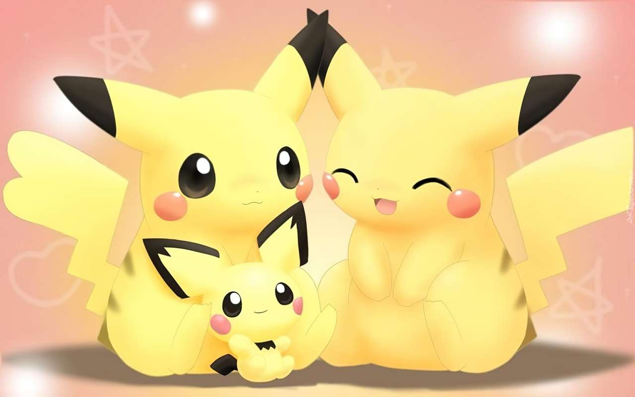 pikachu με άλλα πόκεμον online παζλ