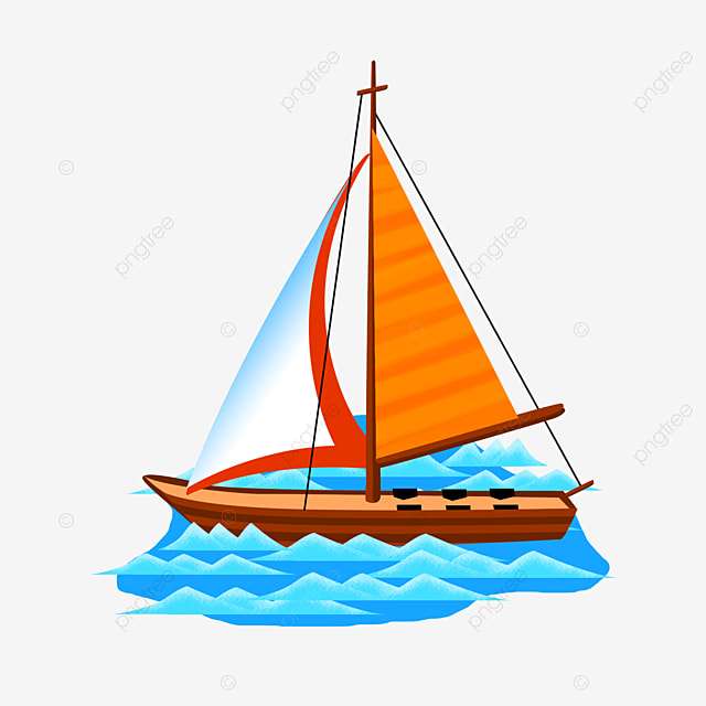 Der Junge und sein Segelboot Puzzlespiel online