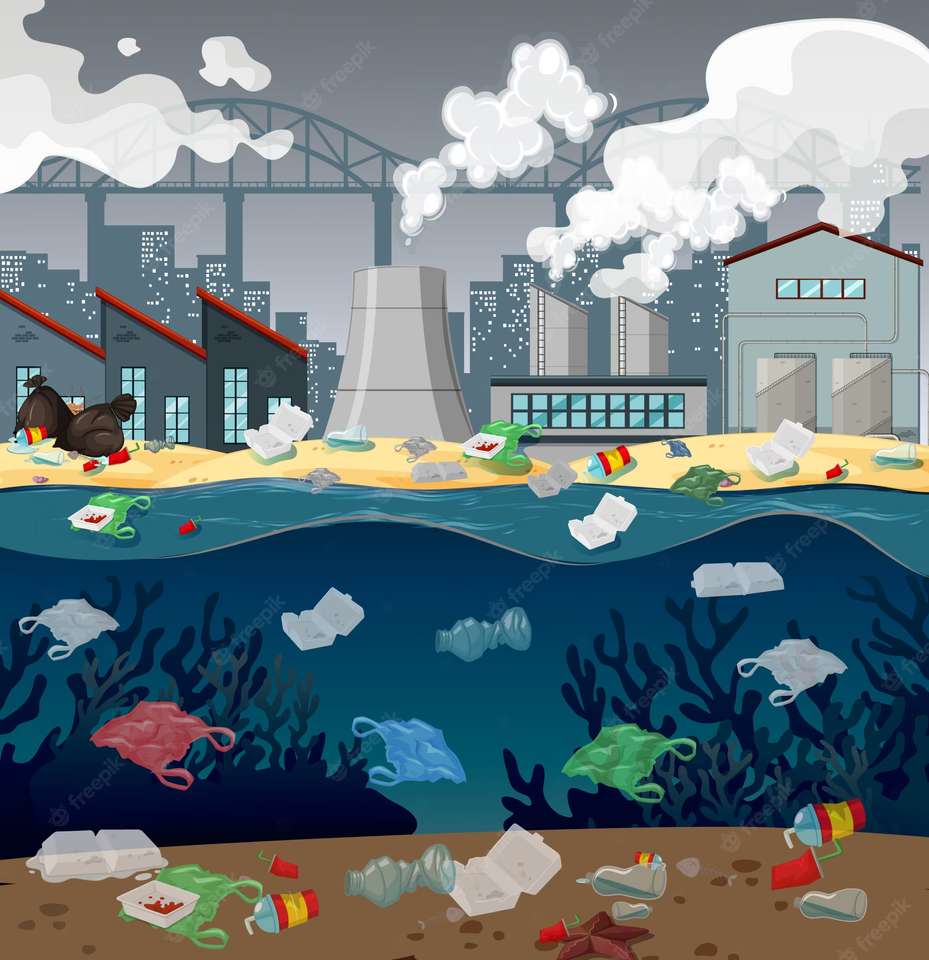 Problème de pollution puzzle en ligne