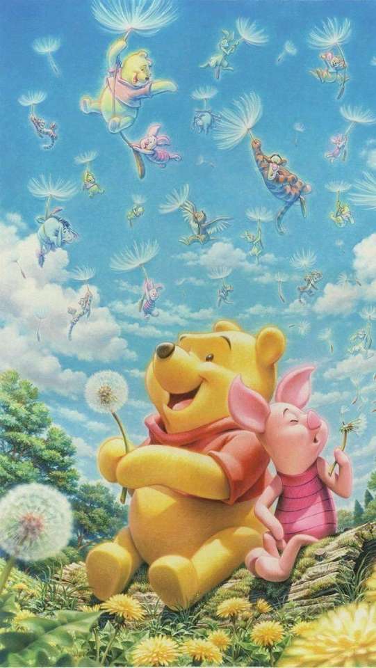 Winnie the Pooh și purcelul puzzle online