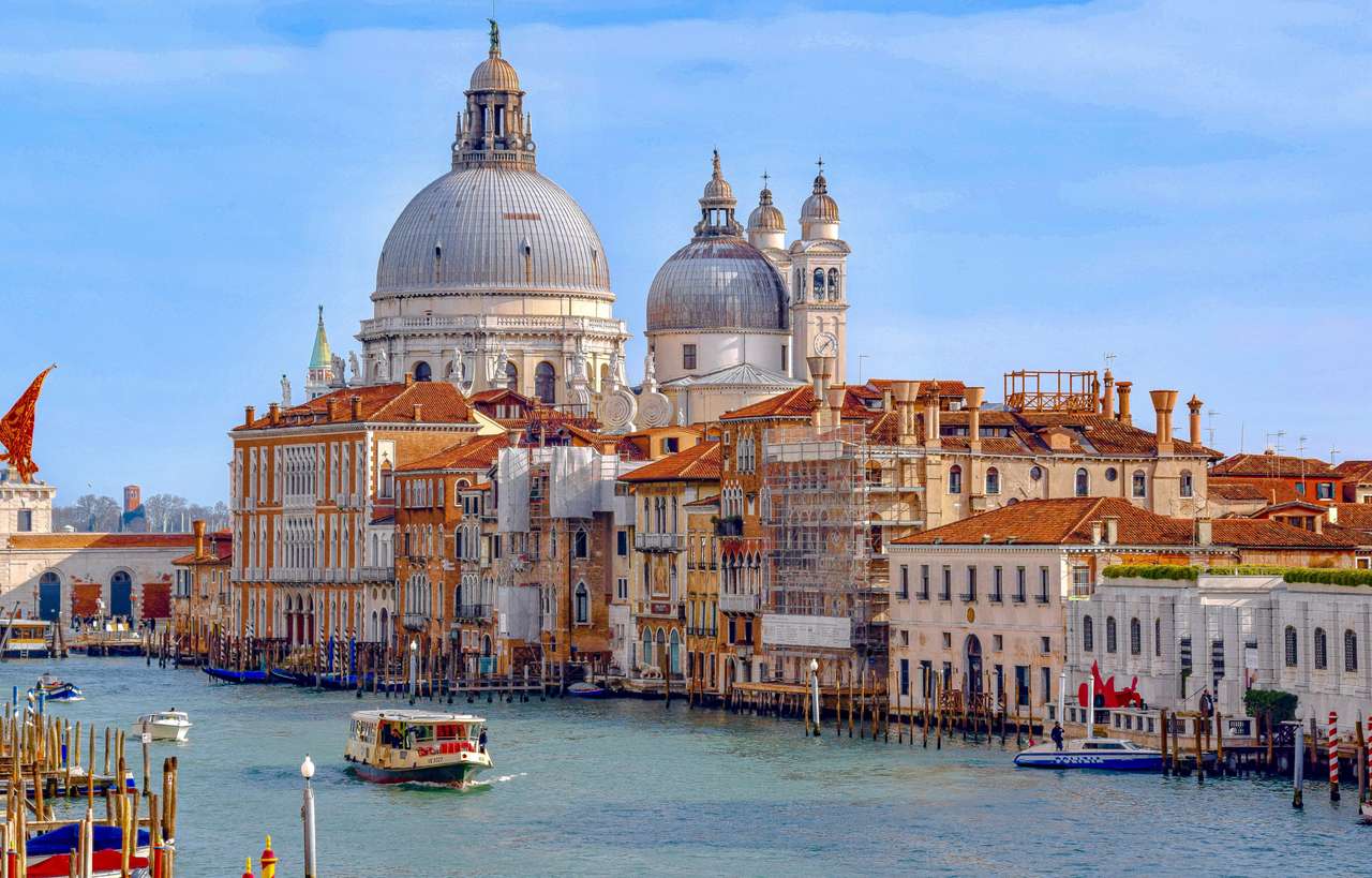 Канале Гранде, Венеция, Италия пазл онлайн