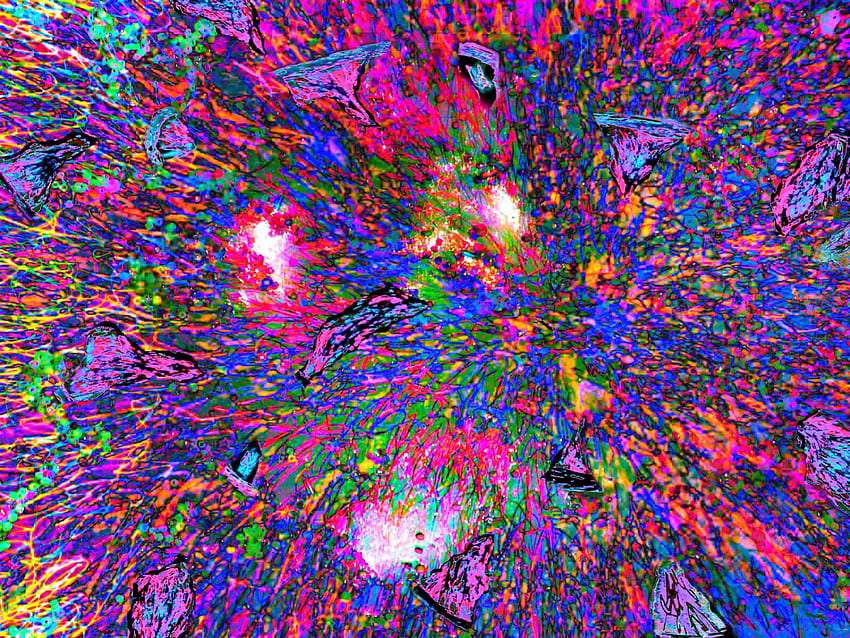 Хаос от цветове, можете ли да го подредите? :) онлайн пъзел