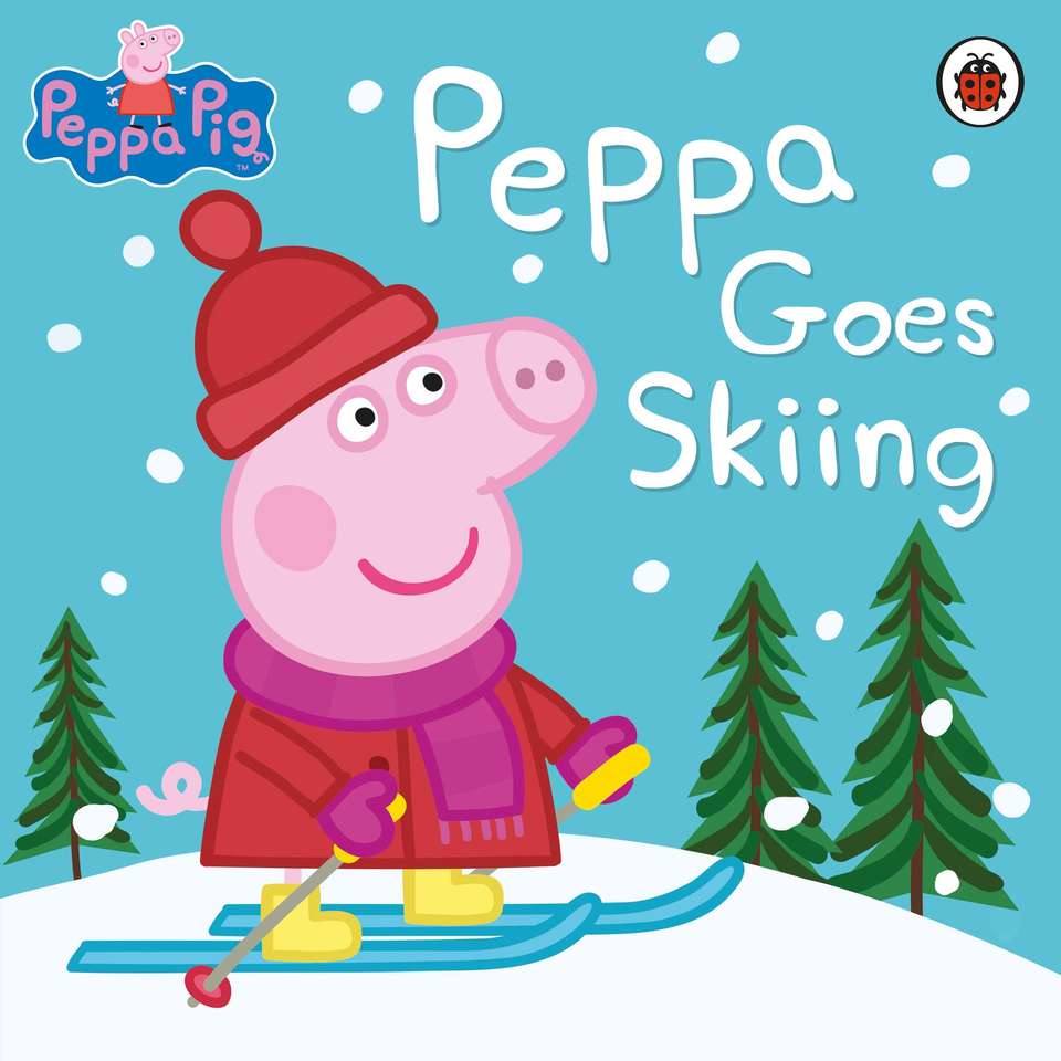 Peppa fährt Ski Online-Puzzle