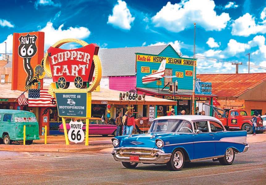 Route 66 v Arizoně USA online puzzle