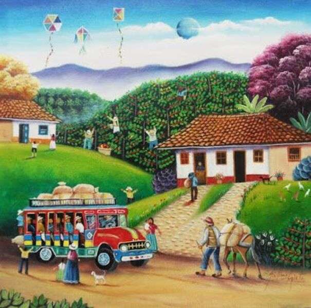 Una piccola città in Colombia puzzle online
