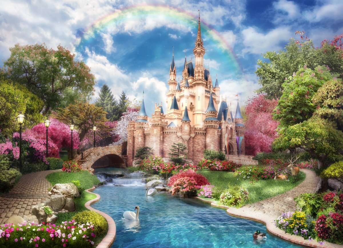 Favolosa vista del castello puzzle online