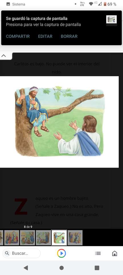 Zacchaeus a Ježíš online puzzle