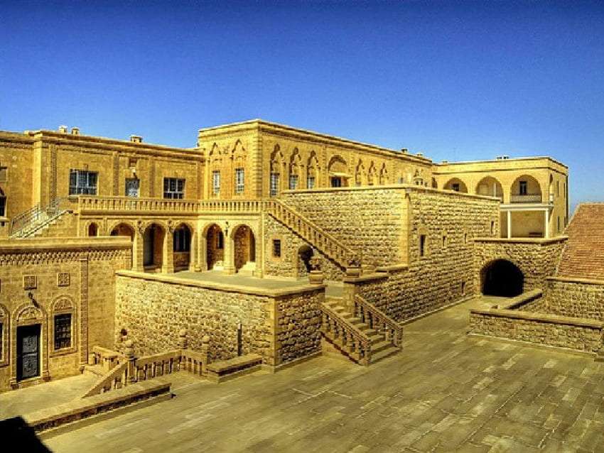 Türkei-Kloster Mor Gabriel-das älteste der Welt Online-Puzzle