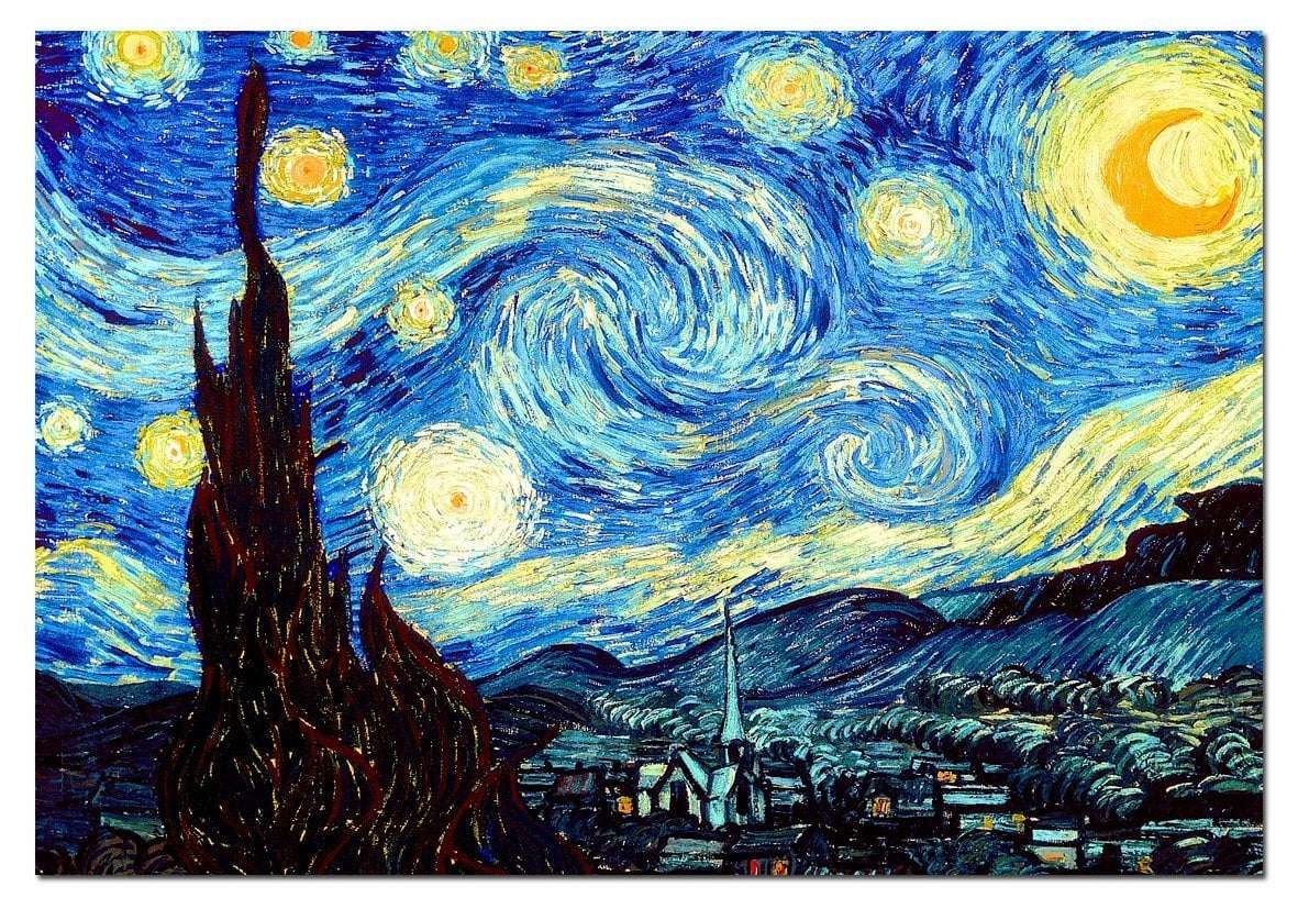 The Starry Night Pussel online