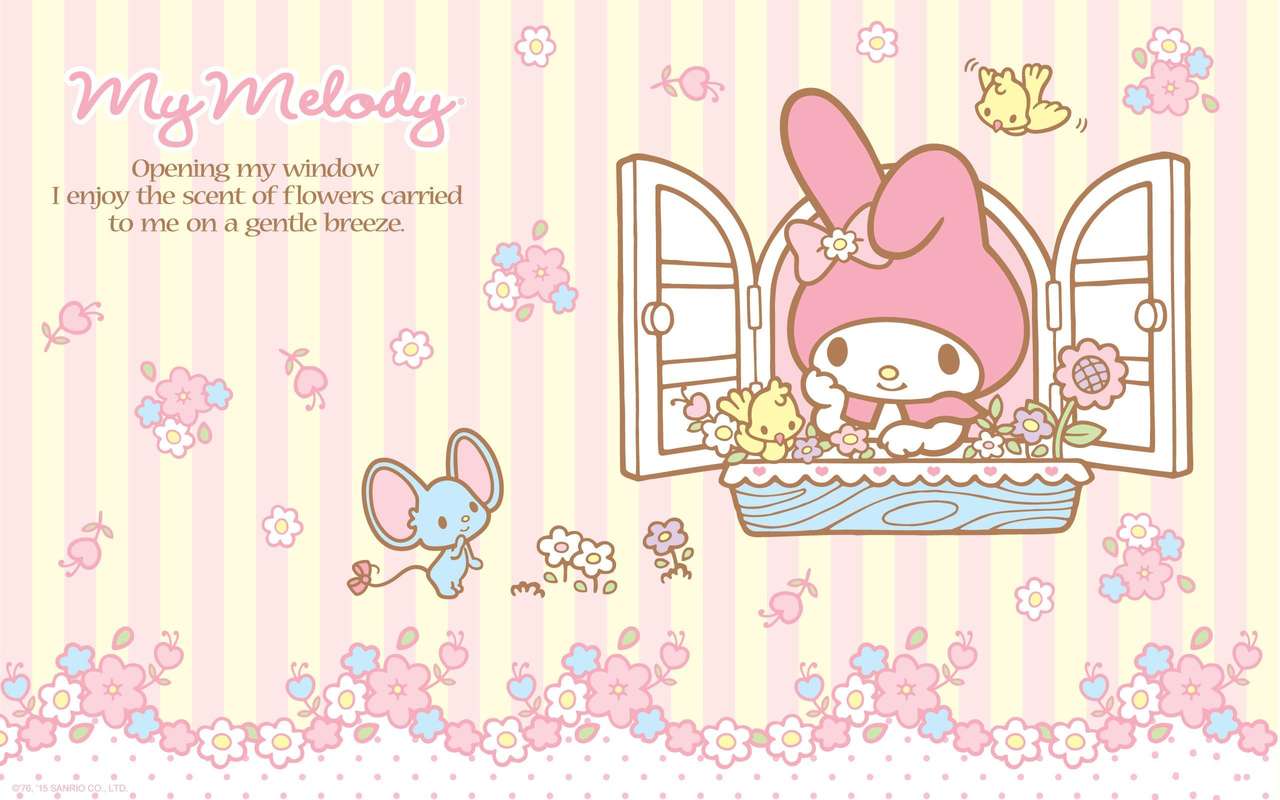 My Melody Window online puzzle