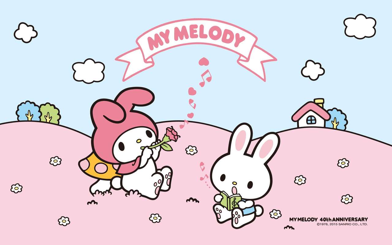 Melody és Nyuszi barát online puzzle