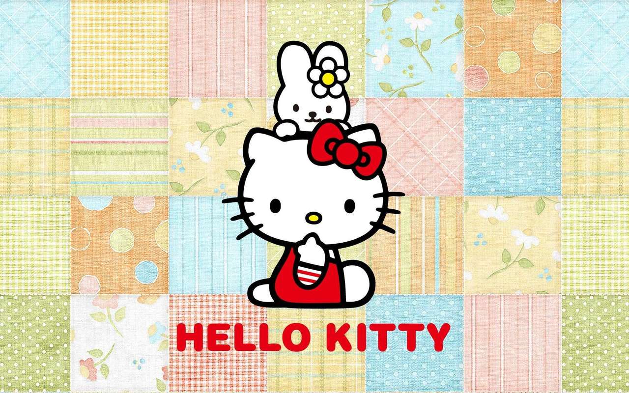 Hello Kitty Patchwork kirakós online