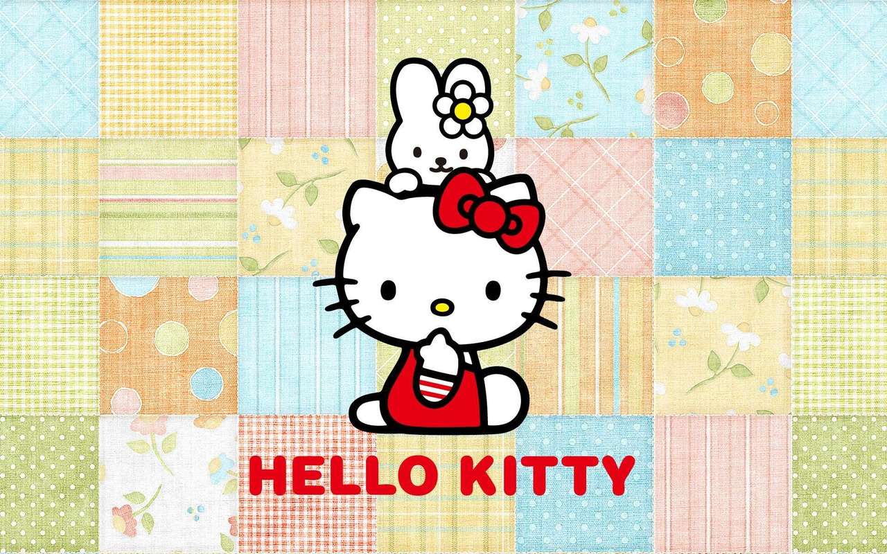 Hello Kitty Patchwork pussel på nätet