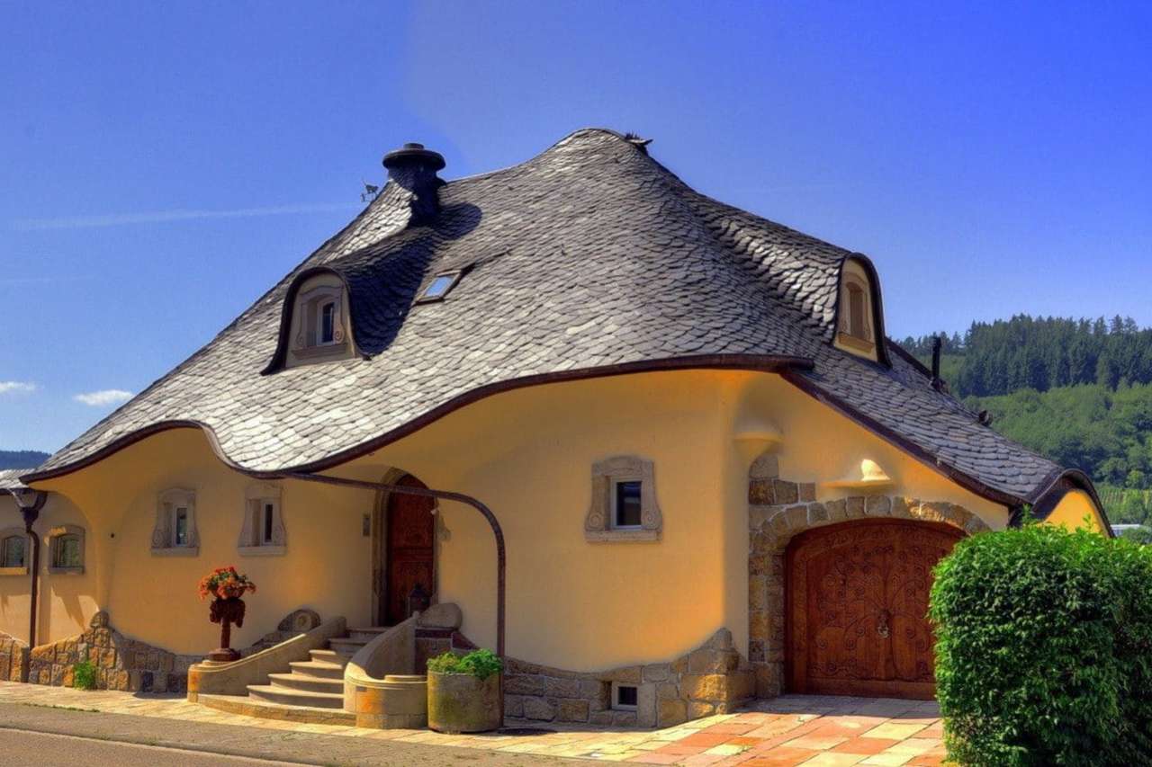 キノコ屋根のドイツ ツェル邸 オンラインパズル