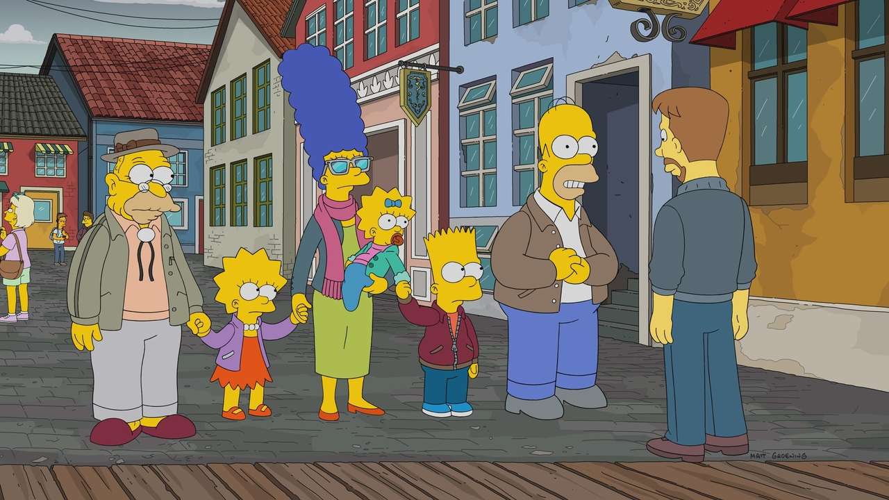 os Simpsons puzzle online