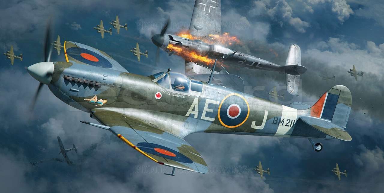 spitfire bewaker van de lucht legpuzzel online