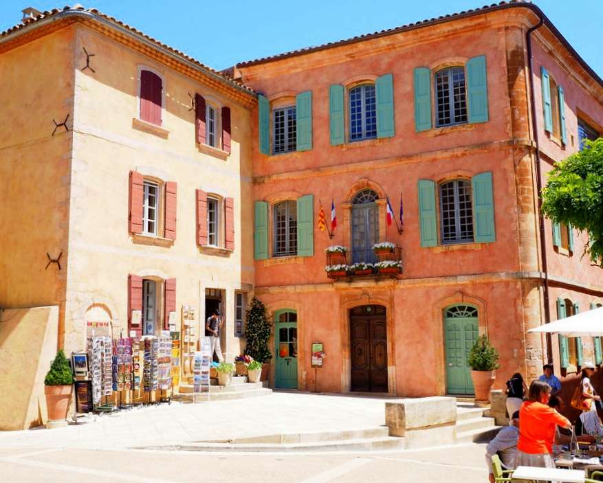 Primăria Roussillon (Franța) jigsaw puzzle online
