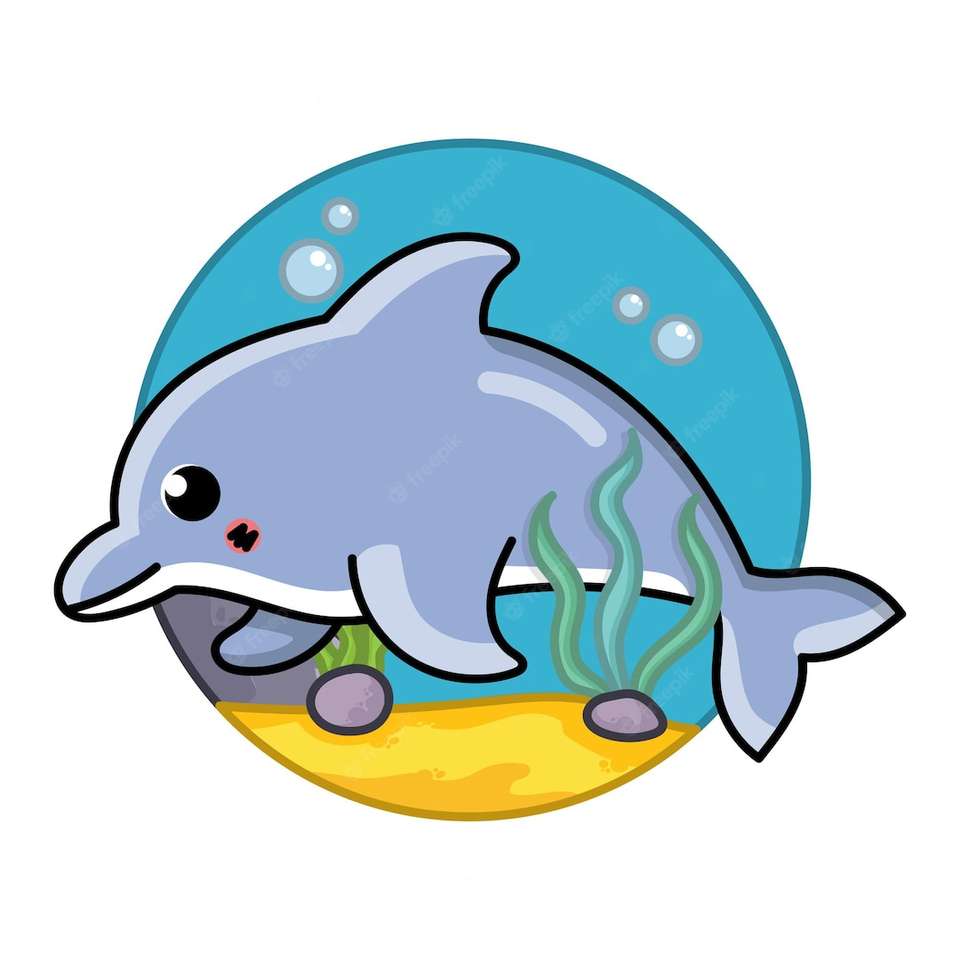 il delfino felice puzzle online