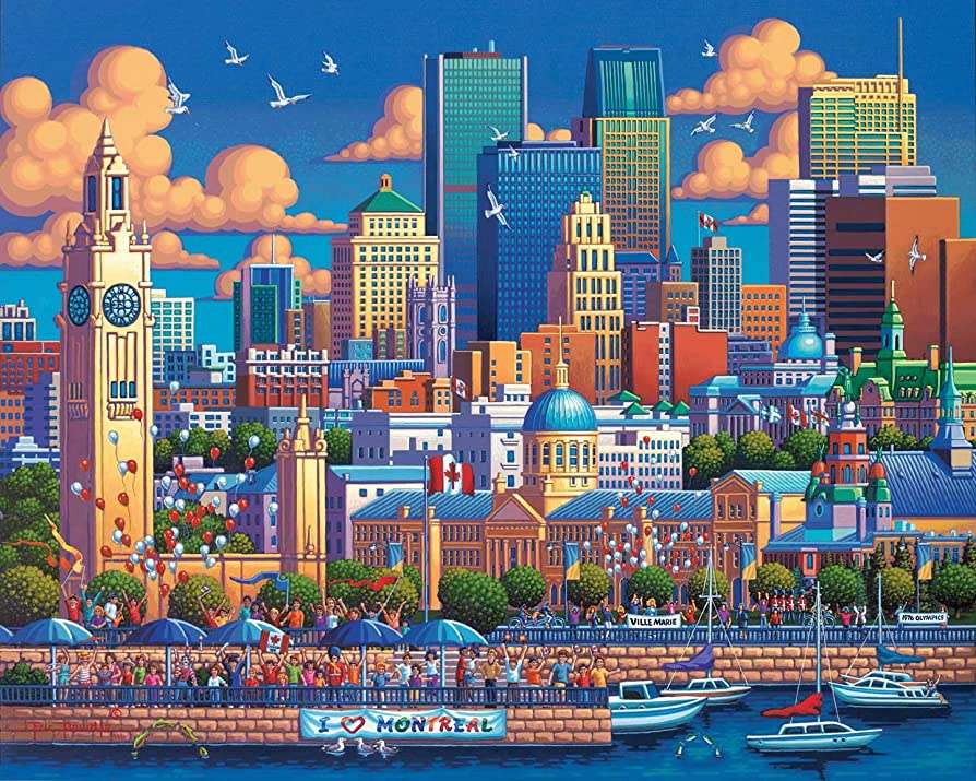 Montreals Innenstadt Puzzlespiel online