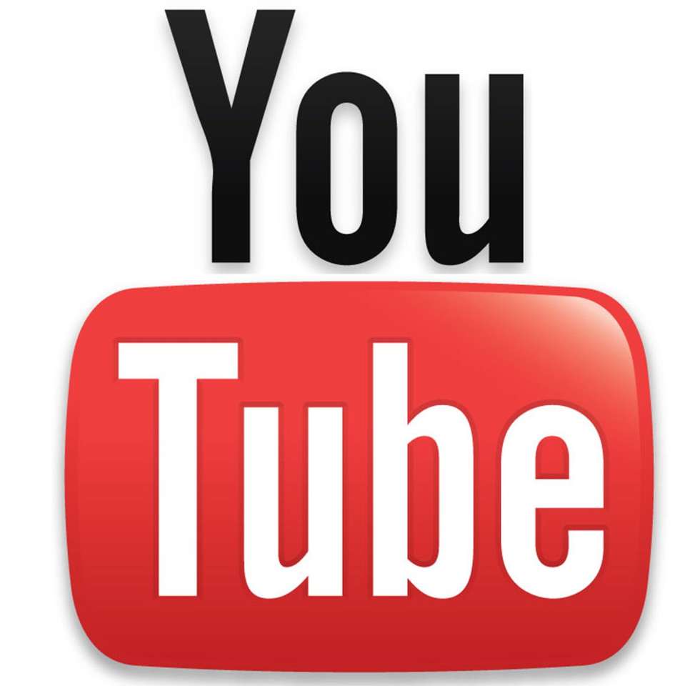 Youtube logo. Online-Puzzle